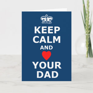 Houd van uw mamma vaderdag kaart