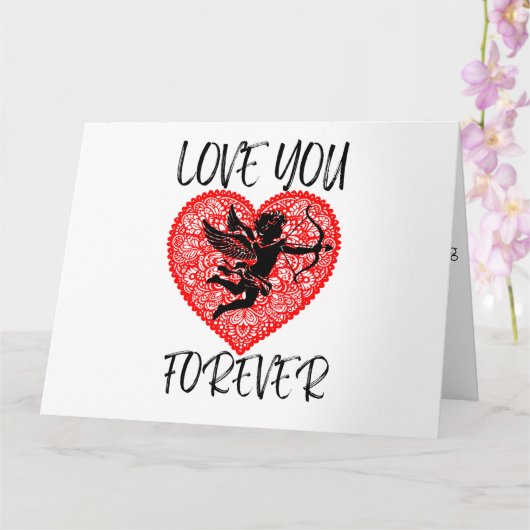 Houd-van-voor-altijd-kaart Kaart (Orchidee)