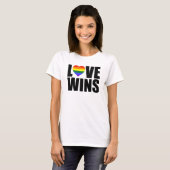 HOUD VAN WINS! #LOVEWINS CELEBRATE MARRIAGE EQUALI T-SHIRT (Voorkant volledig)
