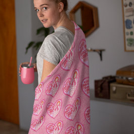 Houd veilig in Gods liefde gepersonaliseerd Fleece Deken