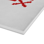 Houd Warm en Knit voor Kerstmis Snijplank (Hoek)