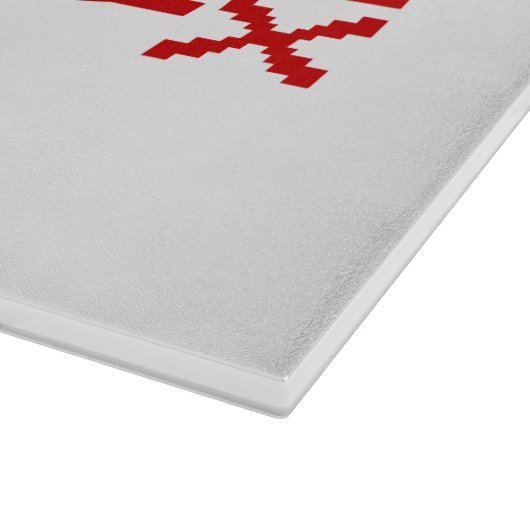 Houd Warm en Knit voor Kerstmis Snijplank (Hoek)