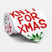 Houd Warm en Knit voor Kerstmis Stropdas (Opgerold)