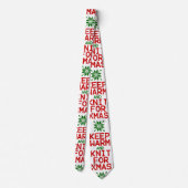 Houd Warm en Knit voor Kerstmis Stropdas (Achterkant)