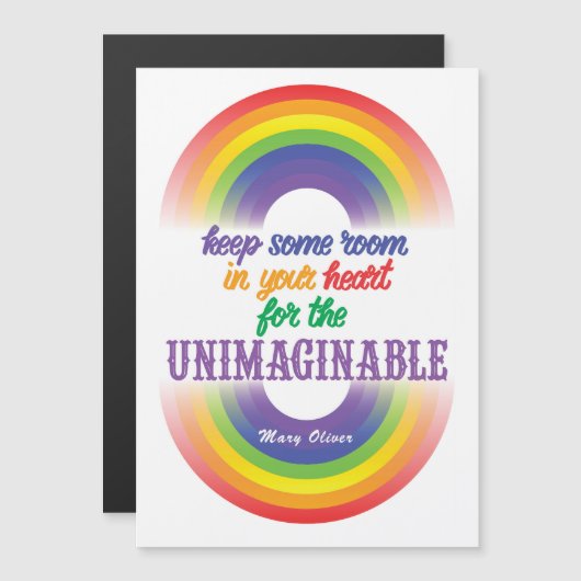 Houd wat ruimte in je hart voor het onvoorstelbare (Voorkant / Achterkant)