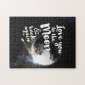 Houd weer van u op de maan en terug ・ Ruimteontwer Legpuzzel (Horizontaal)