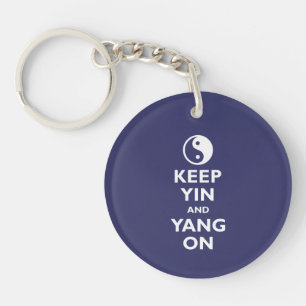 Houd Yin en Yang aan Sleutelhanger