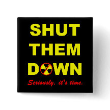 Houd ze tegen Nuke Slogan Pinback