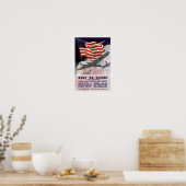 Houd ze vliegen - WWII Air Corps Poster (Keuken)