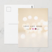 HOUD ZOALS JESUS-inspirerend Briefkaart (Voorkant / Achterkant)