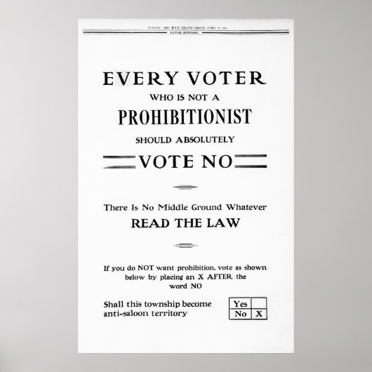 HOUD ZOUDEN OPEN STEMMING 1916 POSTER (Voorkant)