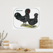 Houdan Chickens Poster (Keuken)