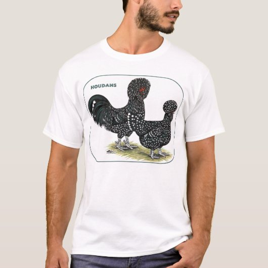 Houdan Chickens T-shirt (Voorkant)