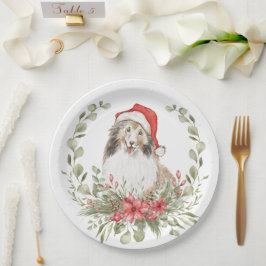 Houdbaarheid in een Santa Hat Papieren Bordje