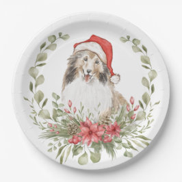 Houdbaarheid in een Santa Hat Papieren Bordje