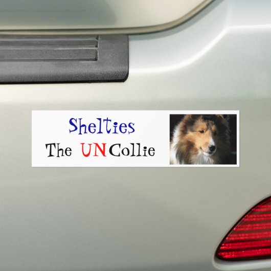 Houdbaarheid van de VN-sticker voor collie-bumper Bumpersticker (Op auto)
