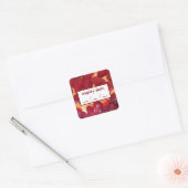 houdbaarheidsdatum (gebruik door) voedingsstickers vierkante sticker (Envelop)