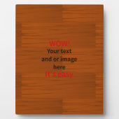 Houdbasis Lyer Je eigen tekst toevoegen Fotoplaat (Voorkant)