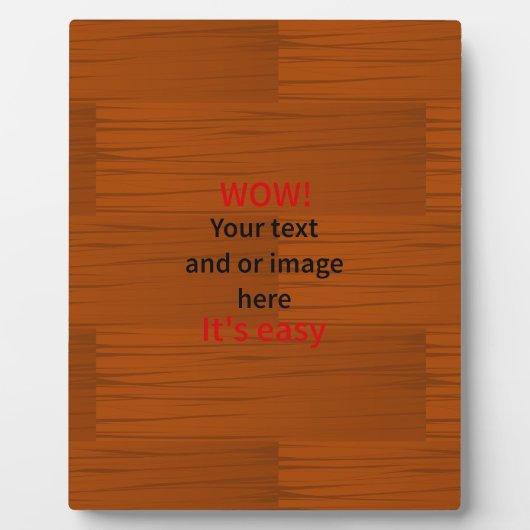 Houdbasis Lyer Je eigen tekst toevoegen Fotoplaat (Voorkant)