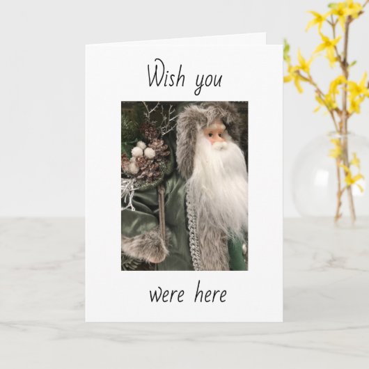 ***HOUDE DAT JE HIER WAS MET KERST*** MIS JE KAART (Gele Bloem)