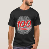 Houden 100 hele dag T-shirt (Voorkant)