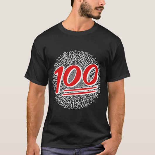 Houden 100 hele dag T-shirt (Voorkant)