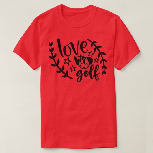 HOUDEN AAN GOLF T-SHIRT (Design voorkant)