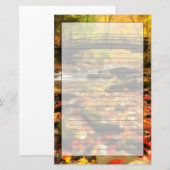 Houden Bridge en Creek in Herfst Briefpapier (Voorkant / Achterkant)