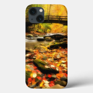 Houden Bridge en Creek in Herfst Case-Mate iPhone Case