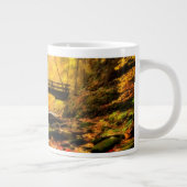 Houden Bridge en Creek in Herfst Grote Koffiekop (Rechts)