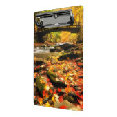 Houden Bridge en Creek in Herfst Mini Klembord (Angled2)