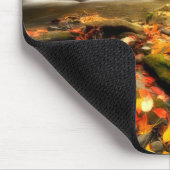 Houden Bridge en Creek in Herfst Muismat (Hoek)