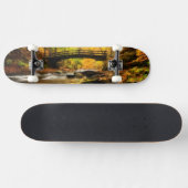 Houden Bridge en Creek in Herfst Persoonlijk Skateboard (Horizontaal)