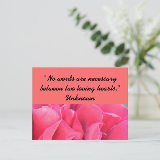 HOUDEN BRIEFKAART (Staand voorkant)