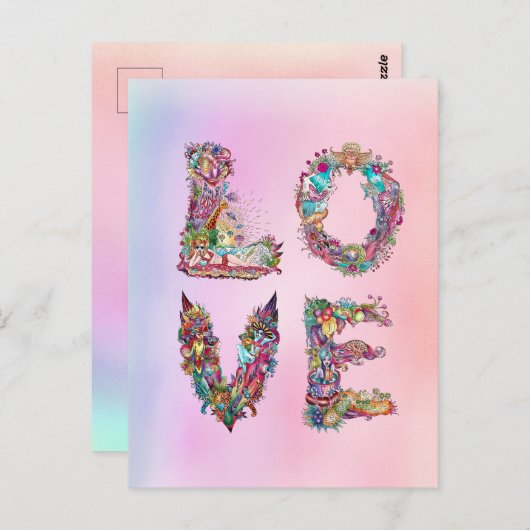 HOUDEN BRIEFKAART (Voorkant / Achterkant)