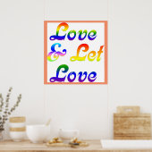 HOUDEN EN LATEN VERLICHTEN POSTER (Keuken)