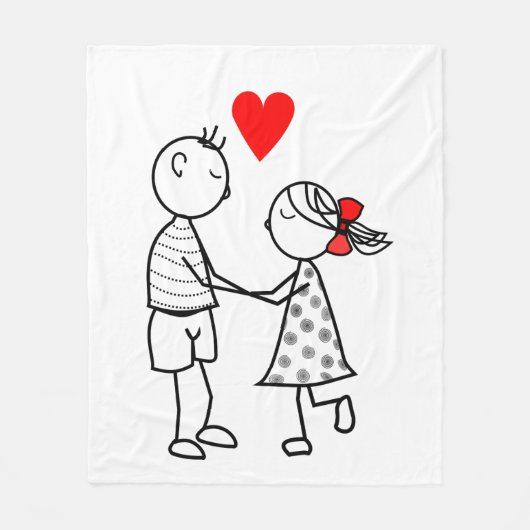 HOUDEN FLEECE DEKEN (Voorkant)