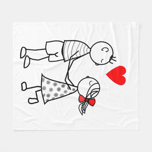 HOUDEN FLEECE DEKEN (Voorkant (Horizontaal))