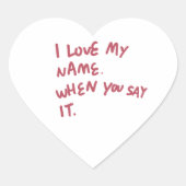 HOUDEN HART STICKER (Voorkant)