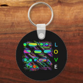 HOUDEN in Morse Code Sleutelhanger (Voorkant)