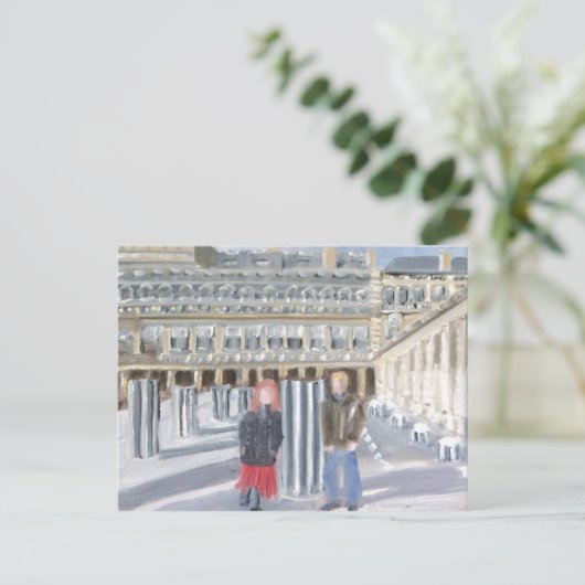 HOUDEN IN PARIJS BRIEFKAART (Staand voorkant)