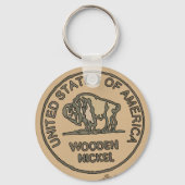 Houden Indische hoofdnikkel, voeg tekst Magnet toe Sleutelhanger (Achterkant)