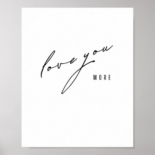 houden meer van jou. Poster & Prints (Voorkant)