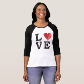 HOUDEN met hart T-shirt (Voorkant volledig)