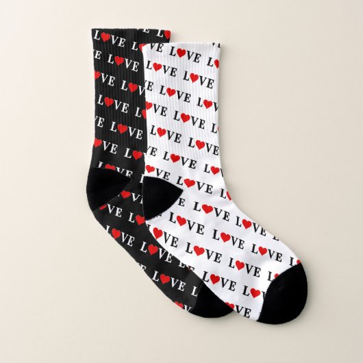 HOUDEN | Mirror Match: in zwart, buiten wit Sokken (Paar)