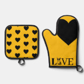 HOUDEN OVENWANT & PANNENLAP SET (Voorkant)