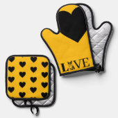 HOUDEN OVENWANT & PANNENLAP SET (Voorkant / Achterkant)