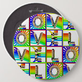 HOUDEN PENCIES RONDE BUTTON 6,0 CM (Voorkant /achterkant)