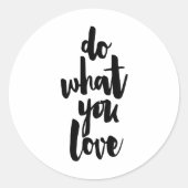 HOUDEN RONDE STICKER (Voorkant)