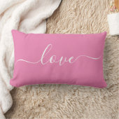HOUDEN | Roze en witte omkeerbare lumbar Pillow Kussen (Deken)